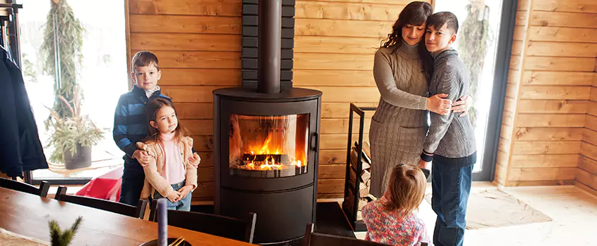 Morso Cast Iron Fireplace Insert Installation in Isla Vista, California